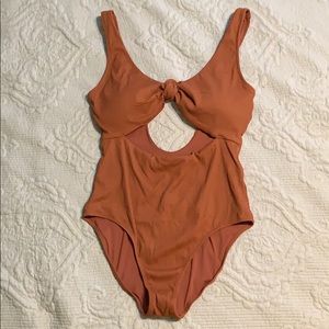 Aerie Ribbed One Piece Swim Suit